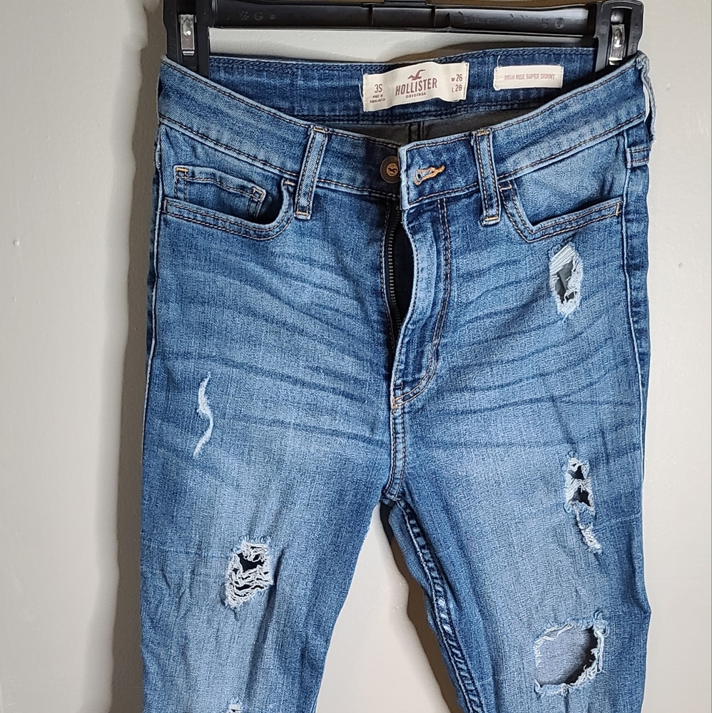 Hollister Skinny Jeans Distressed